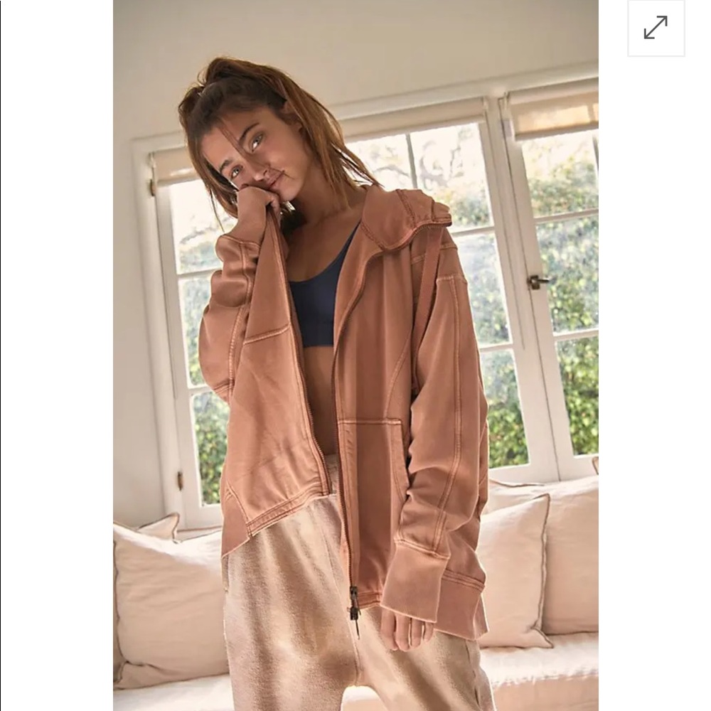 FREE PEOPLE ALL YOUR LOVE SOLID HOODIE